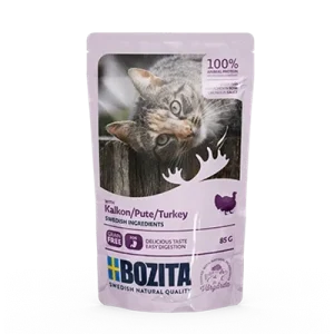 BOZITA Kawałki w sosie z indykiem (saszetka) 85g