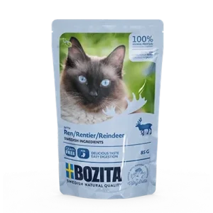 BOZITA Kawałki w sosie z reniferem (saszetka) 85g