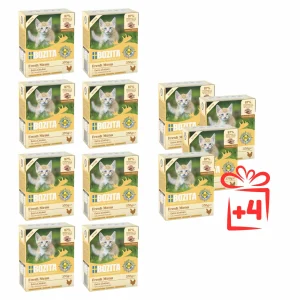 BOZITA Kitten kot Kurczak w sosie 370g – Zestaw 8 sztuk + 4 gratis!