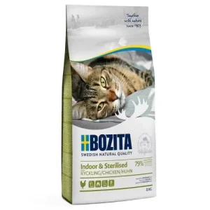 BOZITA kot Indoor & Sterilised Chicken 10kg