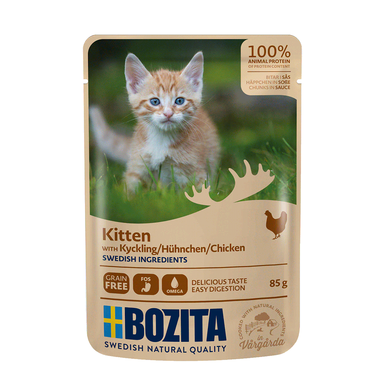 BOZITA kot Kitten Kurczak w sosie saszetka 85g