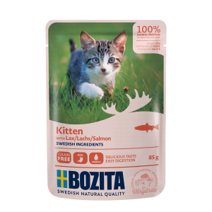 BOZITA kot Kitten Łosoś w sosie saszetka 85g