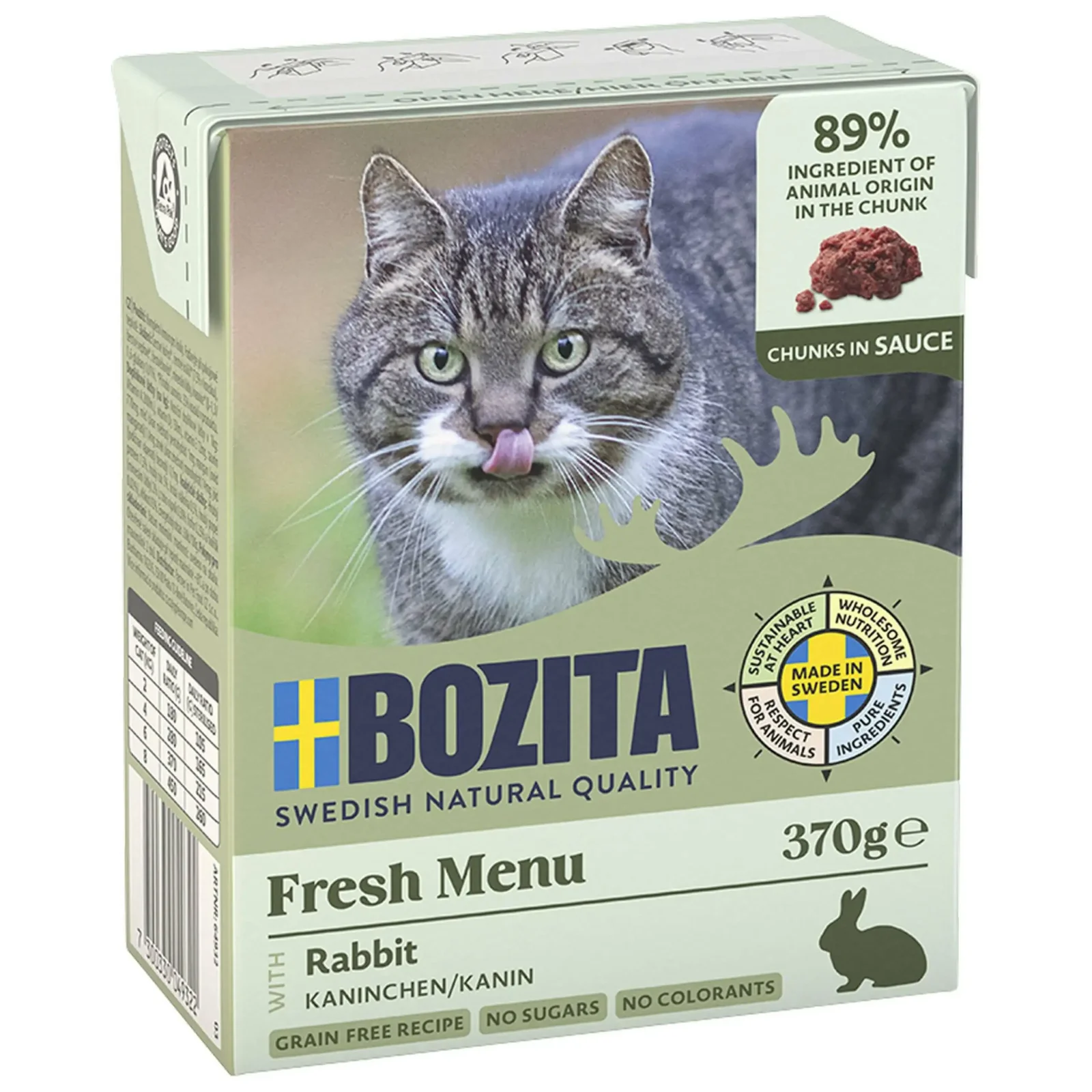 BOZITA kot Królik w sosie 370g