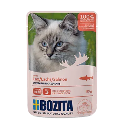 BOZITA kot Łosoś w galaretce saszetka 85g