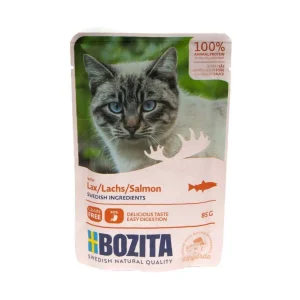 BOZITA kot Łosoś w sosie saszetka 85g