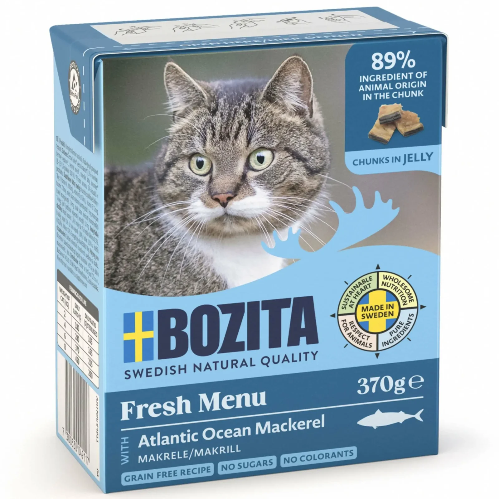 BOZITA kot Makrela w galaretce 370g