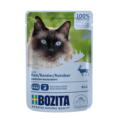 BOZITA kot Renifer w sosie saszetka 85g