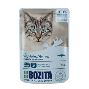 BOZITA kot Śledź w sosie saszetka 85g