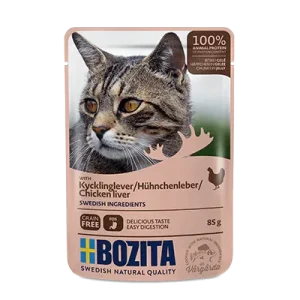 BOZITA kot Wątróbka z kurczaka w galaretce saszetka 85g