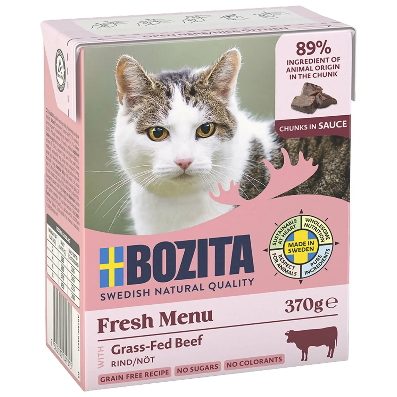 BOZITA kot Wołowina w sosie 370g
