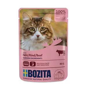 BOZITA kot Wołowina w sosie saszetka 85g