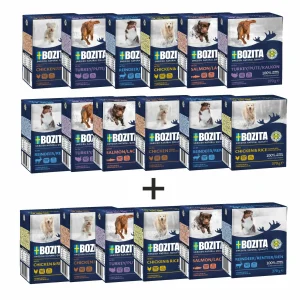 Bozita Mix Smaków Mokra Karma Dla Psa 12+6 Gratis