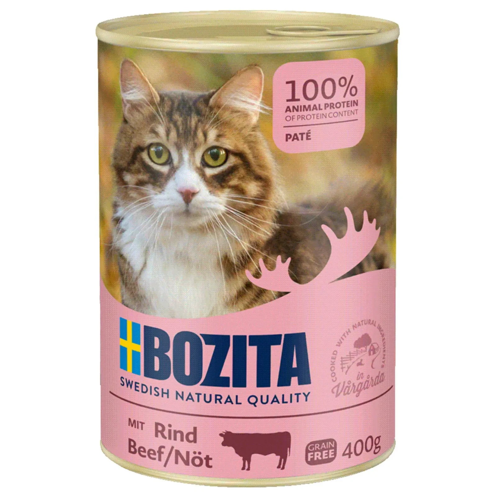 BOZITA mus dla kota z Wołowiną 400g