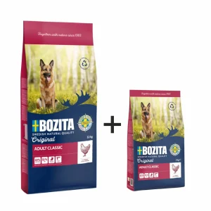 BOZITA Original Adult Classic 12kg + 3kg karmy gratis!