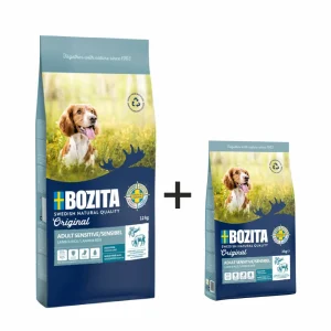 BOZITA Original Adult Sensitive Lamb 12kg + 3kg karmy gratis!