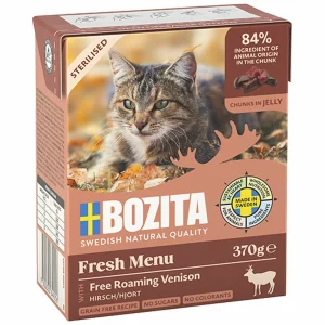 BOZITA Sterilised DZICZYZNA w galaretce 370g