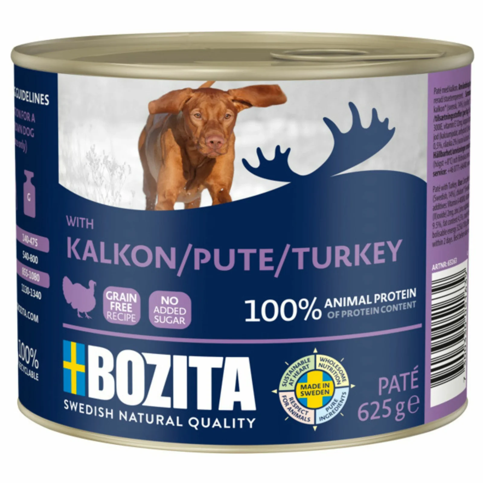 BOZITA z Indykiem puszka 625g
