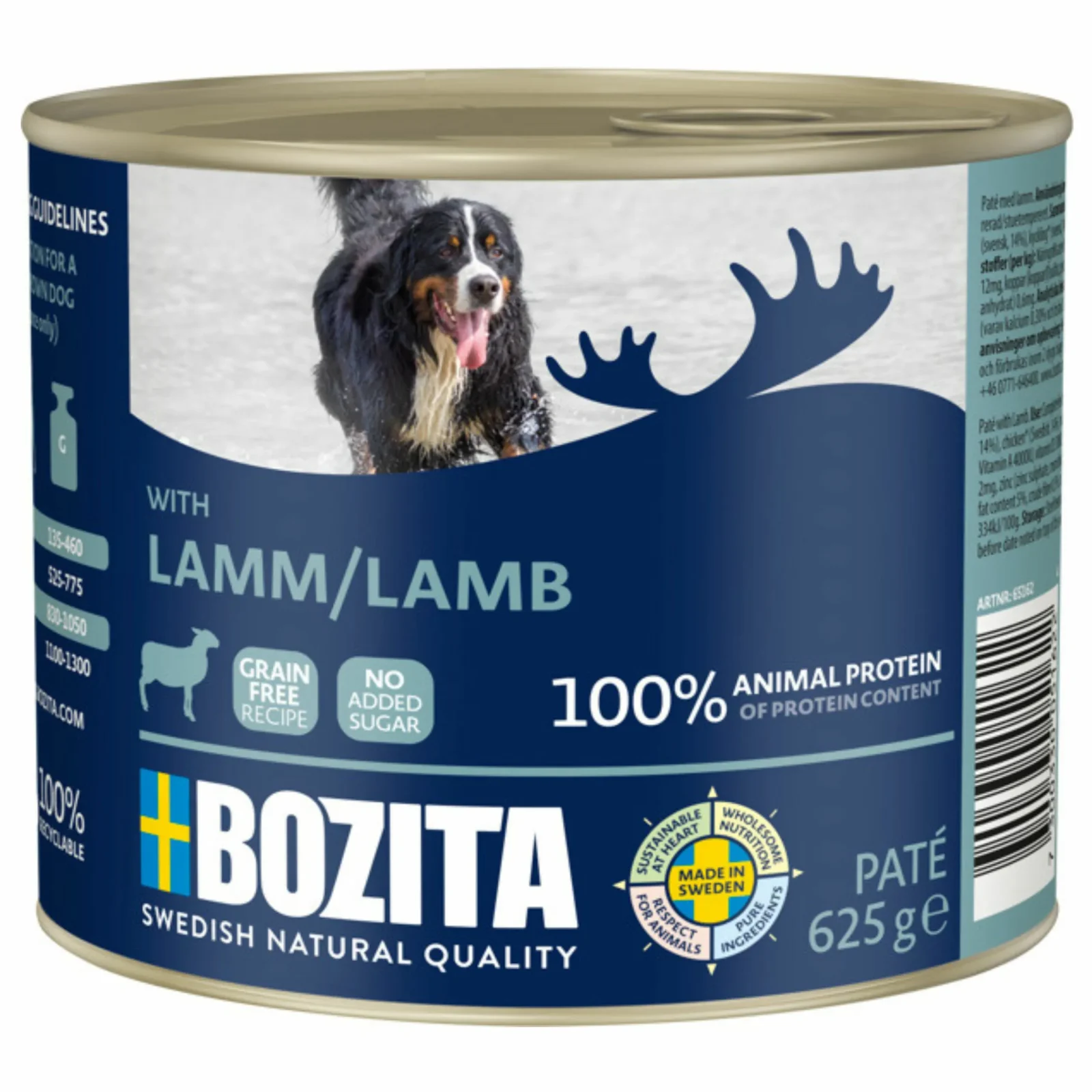 BOZITA z Jagnięciną puszka 625g