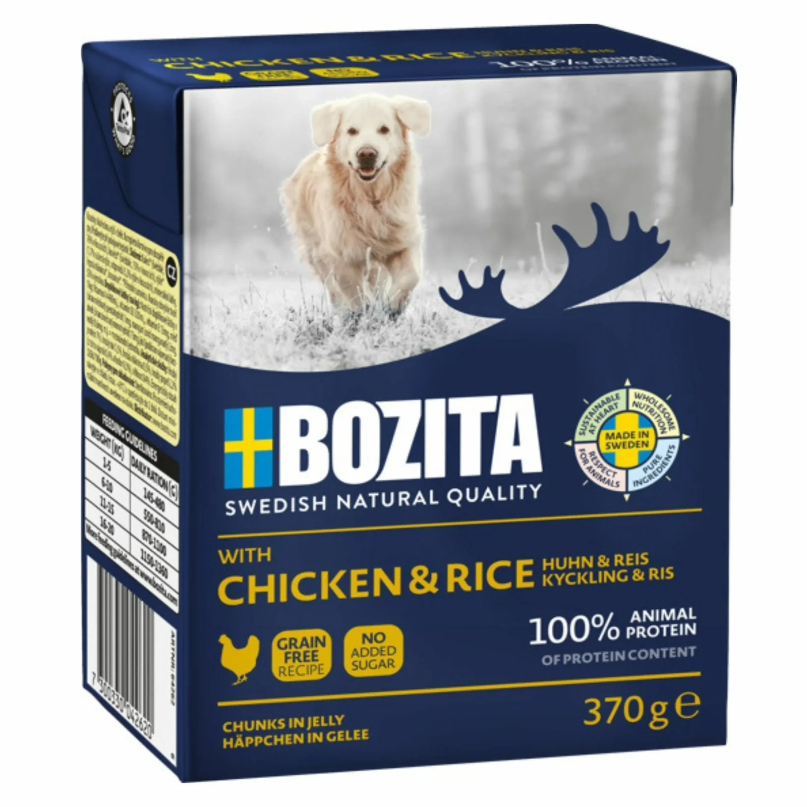 BOZITA z Kurczakiem i Ryżem w galaretce 370g