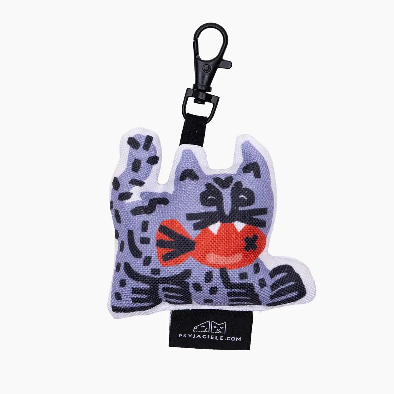 Brelok charm "Kot degustator"