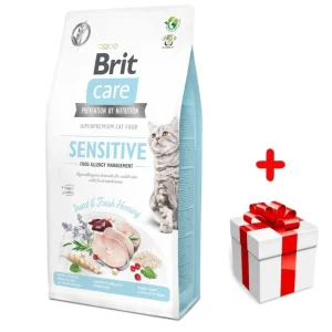 BRIT Care Cat Grain-Free Sensitive Allergy Management Insect 7kg + niespodzianka dla kota GRATIS!