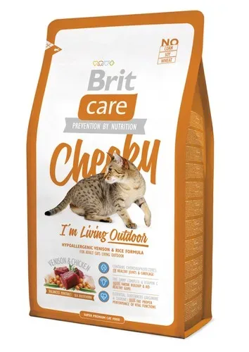 Brit Care Cat New Cheeky I’m Living Outdoor Venison & Chicken 2kg