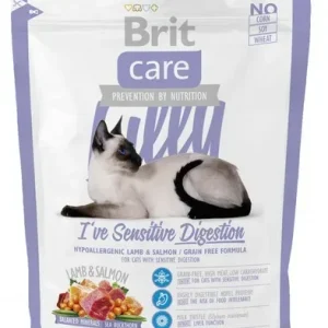 Brit Care Cat New Lilly I’ve Sensitive Digestion Lamb & Salmon 400g
