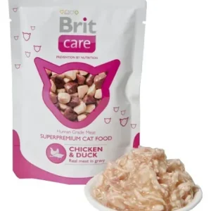 Brit Care Cat Pouch Chicken & Duck – Kurczak i Kaczka saszetka 80g