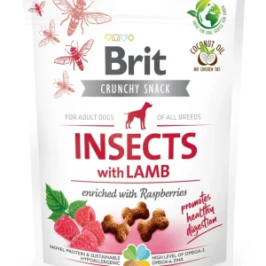 BRIT CARE Dog Crunchy Cracker Insects rich in Lamb 200g