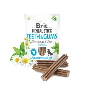 BRIT CARE Dog Dental Stick Teeth & Gums with Chamomile & Sage 7szt (251g)