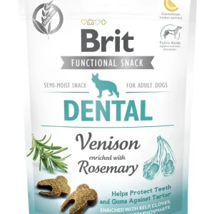 BRIT CARE DOG FUNCTIONAL SNACK DENTAL VENISON 150g