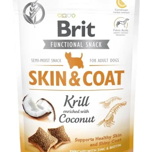 BRIT CARE DOG FUNCTIONAL SNACK SKIN&COAT KRILL 150g