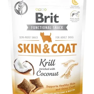 BRIT CARE DOG FUNCTIONAL SNACK SKIN&COAT KRILL 150g
