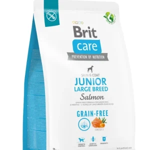BRIT CARE Dog Grain-free Junior Large Breed Salmon 3kg