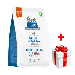 BRIT CARE Dog Hypoallergenic Adult Large Breed Lamb 3kg + niespodzianka dla psa GRATIS!