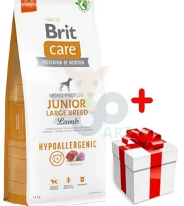 BRIT CARE Dog Hypoallergenic Junior Large Breed Lamb 12kg + niespodzianka dla psa GRATIS!