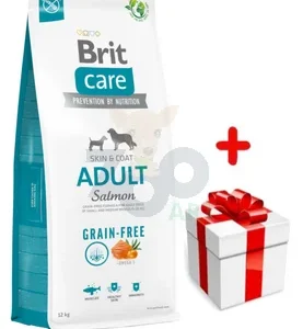 BRIT CARE Grain-free Adult Salmon 12kg + niespodzianka dla psa GRATIS!