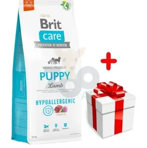 BRIT CARE Hypoallergenic Puppy Lamb 12kg + niespodzianka dla psa GRATIS!