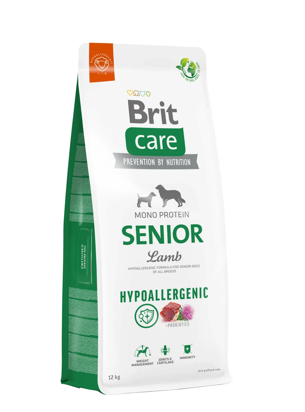 Brit CARE Hypoallergenic Senior Lamb 12kg