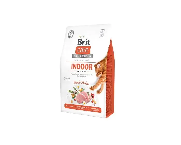 BRIT CARE kot Grain-Free Indoor Anti Stress 2kg