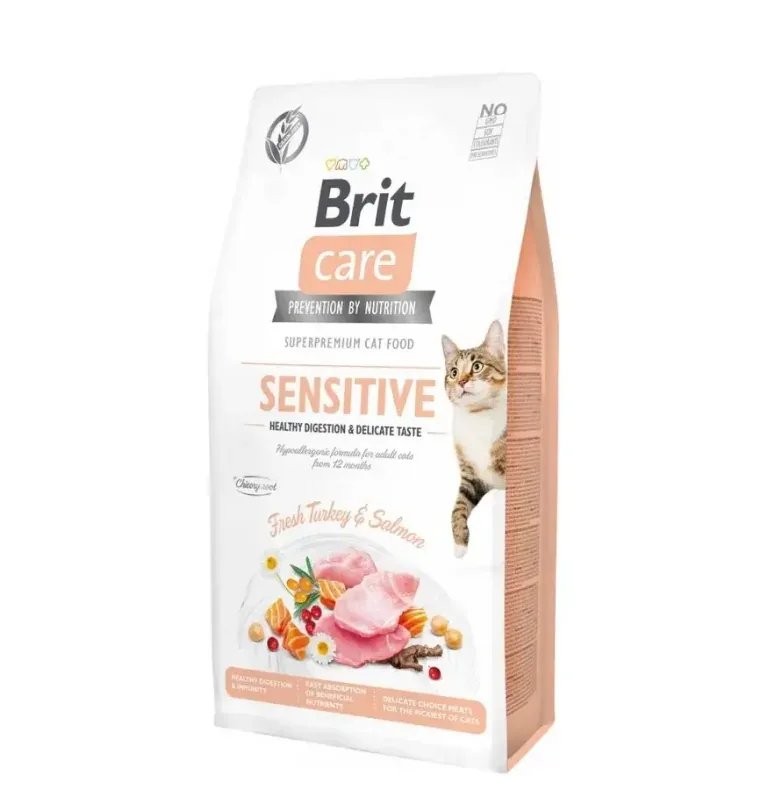 BRIT CARE kot Grain Free Sensitive Healthy Digestion 7kg
