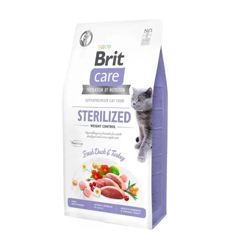 BRIT CARE kot Grain Free Sterilized Weight Control 2kg