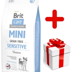 BRIT CARE Mini Grain-Free Sensitive 7kg + niespodzianka dla psa GRATIS!