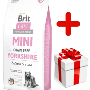 BRIT CARE Mini Grain-Free Yorkshire 7kg + niespodzianka dla psa GRATIS!