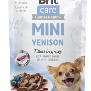 Brit Care Mini Venison fillets in gravy 24x85g
