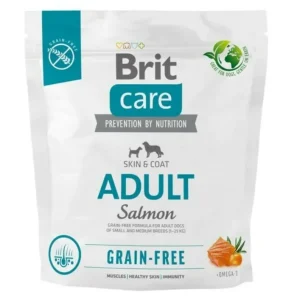 BRIT CARE pies Grain Free Adult Salmon 1kg