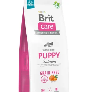 BRIT CARE pies Grain Free Puppy Salmon 12kg