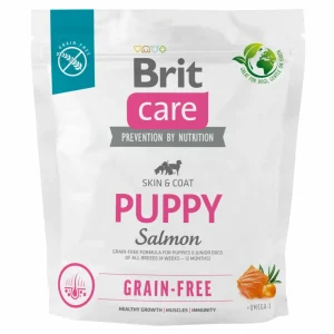 BRIT CARE pies Grain Free Puppy Salmon 1kg