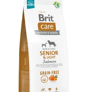 BRIT CARE pies Grain Free Senior&Light Salmon 12kg
