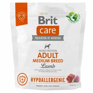 BRIT CARE pies Hypoallergenic Adult Medium Lamb 1kg